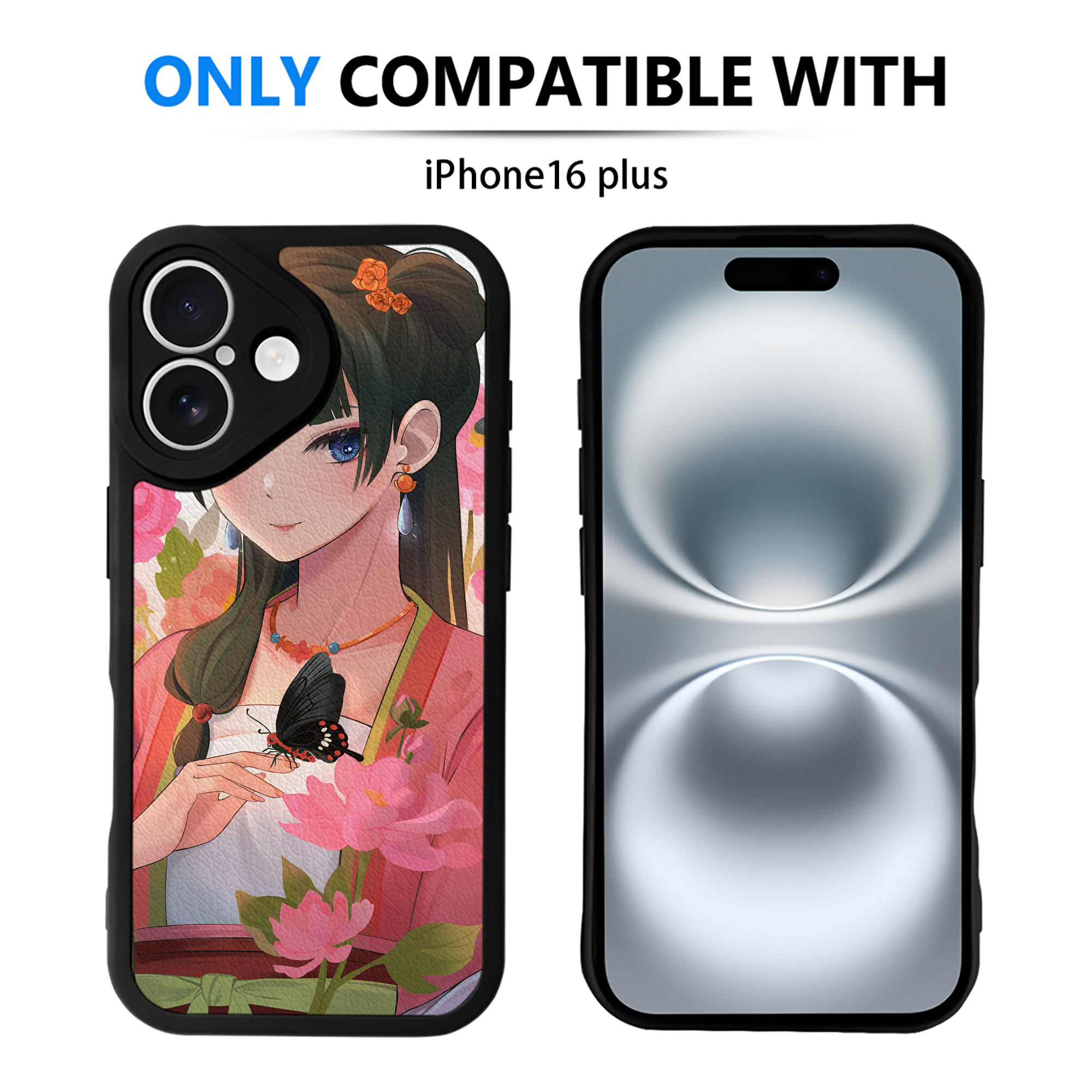 （画像用） 薬屋のひとりごと The Apothecary Diaries 【iPhone 16シリーズ対応】シリコンスマホケース（レザー調） 材質：シリコン
